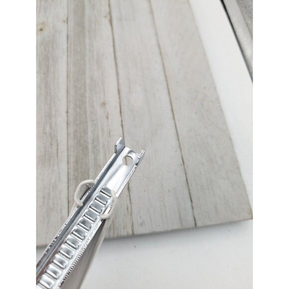 Vintage Lid Jar Opener White Handle Gadget Tool Utensil Adjustable 8" - Picture 4 of 4